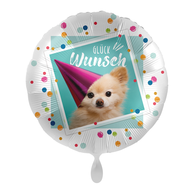 1 Ballon - Glückwunsch Sweet Puppy