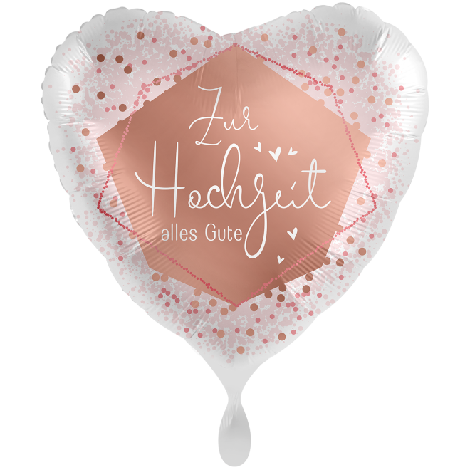 1 Balloon XXL - Zur Hochzeit alles Gute