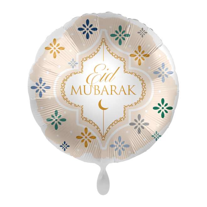 1 Balloon - Eid Mubarak Colorful - ENG