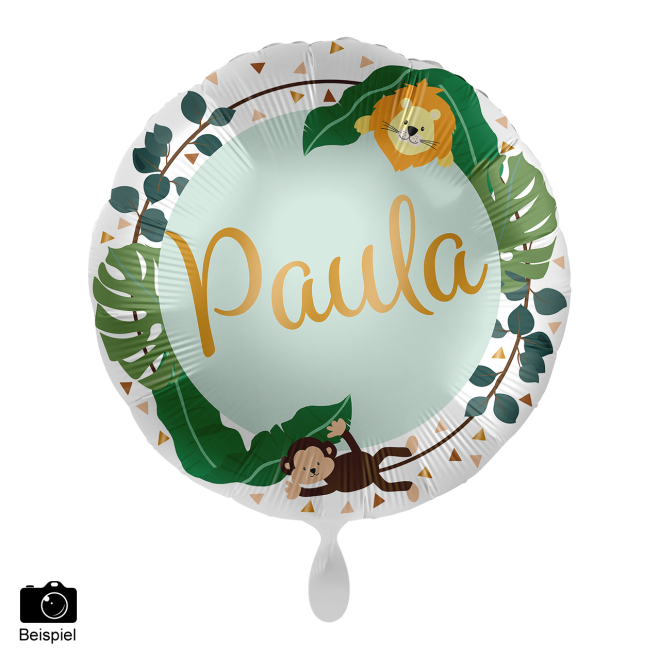 1 Ballon - Personalize IT - Jungle Friends