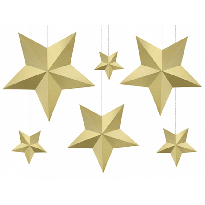 6 Decorstars - Gold