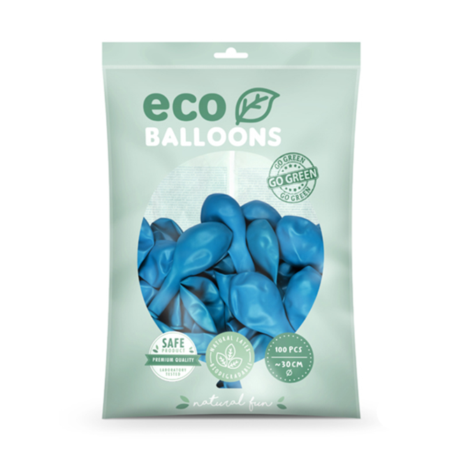 100 ECO-Luftballons - Ø 30cm - Light Blue