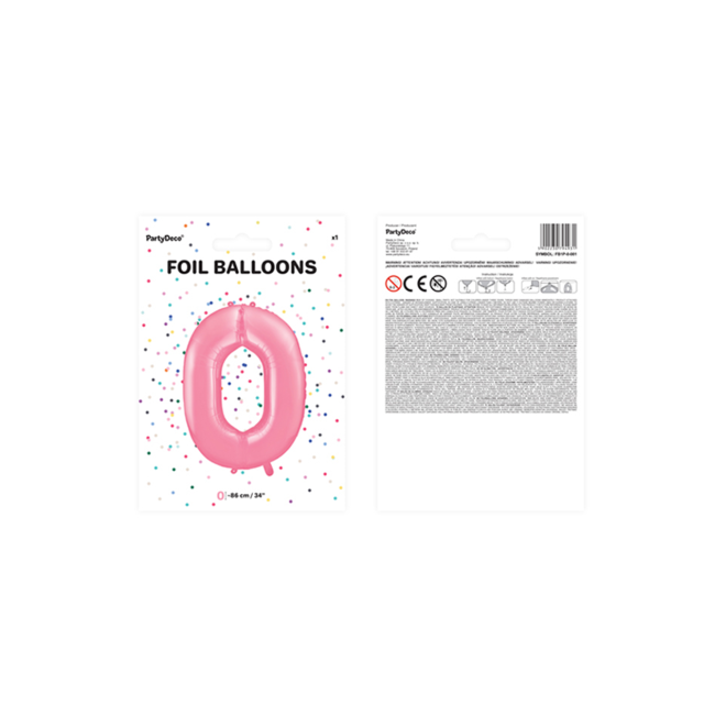 1 Balloon - Stern - Silk Lustre - Pastel Rosa
