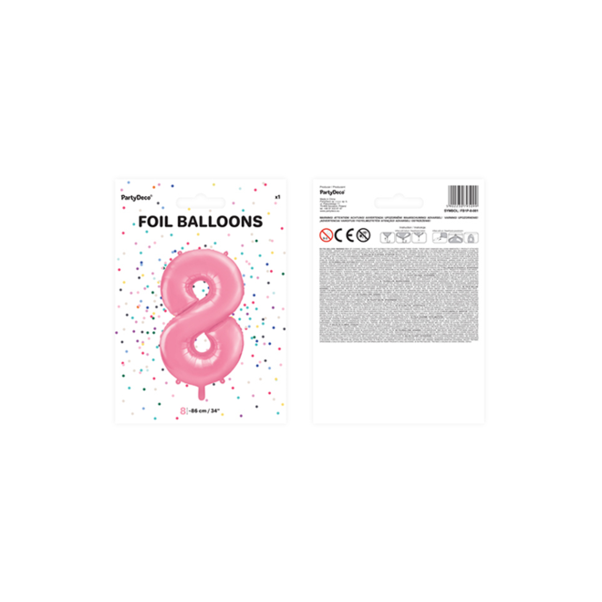 1 Balloon - Round - Pastel Pink
