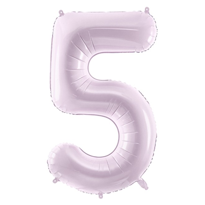 1 Balloon XL - Zahl 5 - Lila