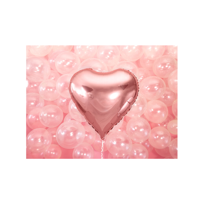 1 Ballon XXL - Herz - RoseGold