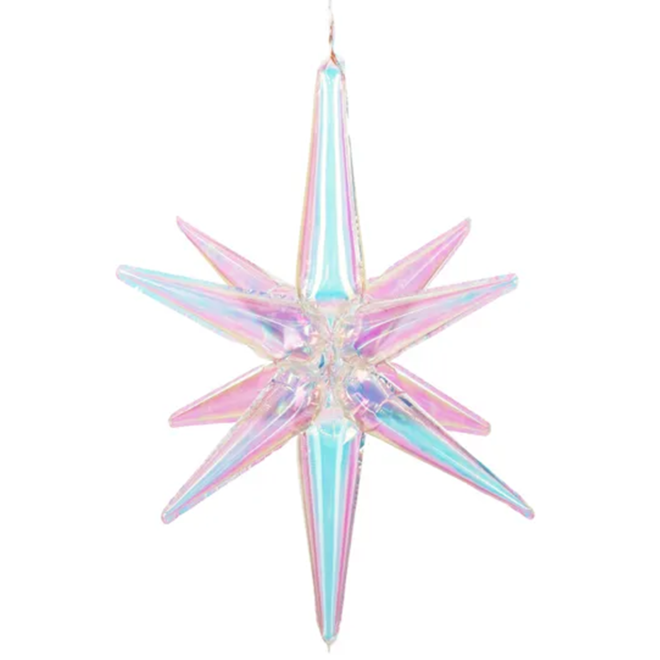 1 Ballon XXL 3D - Star Iridescent