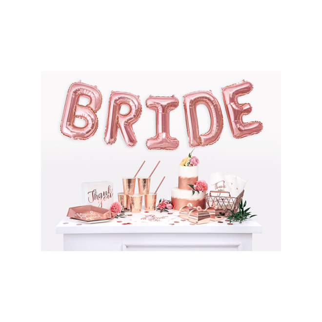 1 Ballon XS - Buchstabe C - RoseGold