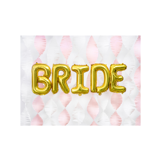 1 Ballon XS - Buchstabe I - Gold