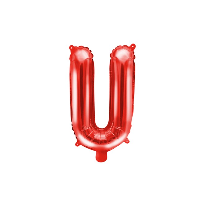 1 Ballon XS - Buchstabe U - Rot