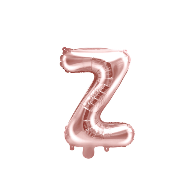 1 Ballon XS - Buchstabe Z - RoseGold