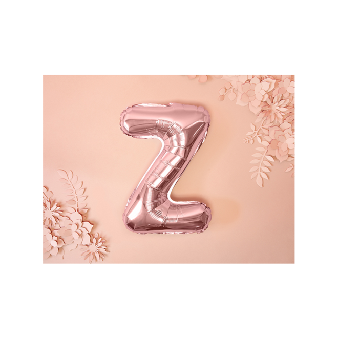 1 Ballon XS - Buchstabe Z - RoseGold