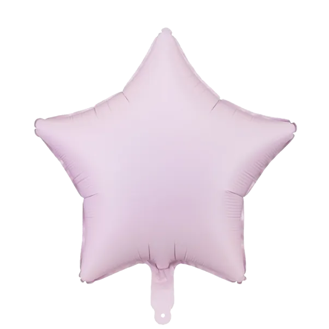 1 Ballon - Stern - Satin - Lila