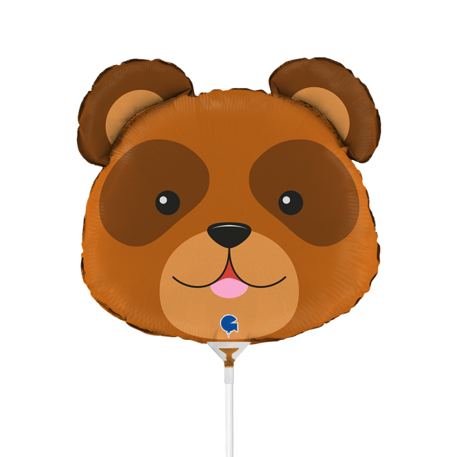 10 Miniballoons Airfilled - Bear Head (Unverpackt)
