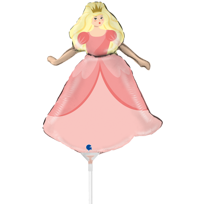 10 Miniballoons Airfilled - Princess (Unverpackt)
