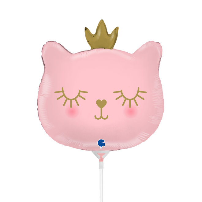 10 Miniballoons Airfilled - Cat Princess (Unverpackt)