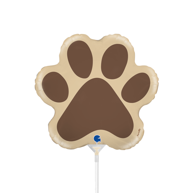 10 Miniballoons Airfilled - Dog Paw (Unverpackt)