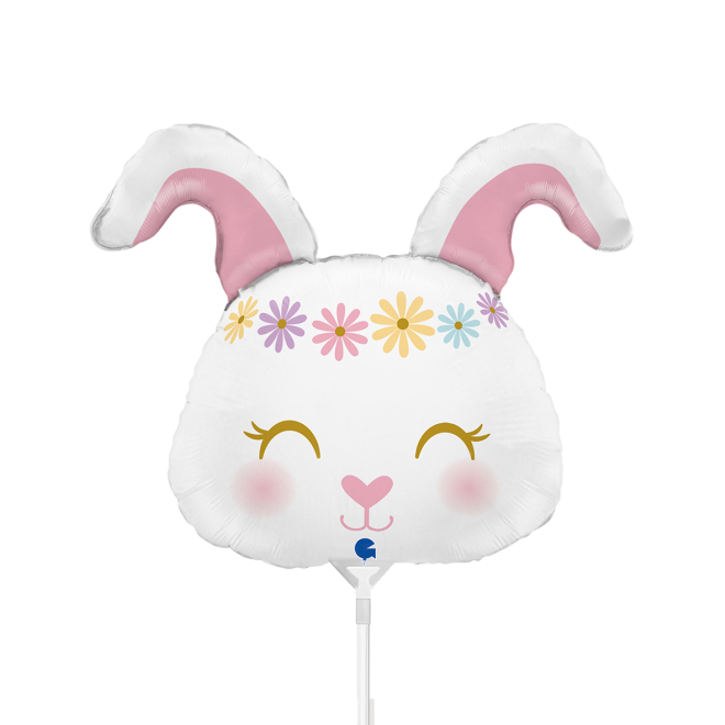 10 Miniballoons Airfilled - Hippie Bunny (Unverpackt)
