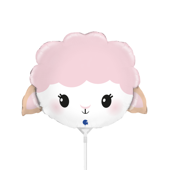 10 Miniballoons Airfilled - Cute Sheep (Unverpackt)