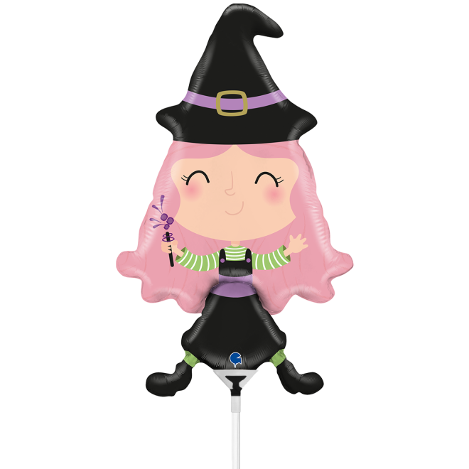 10 Miniballoons Airfilled - Lovable Witch (Unverpackt)