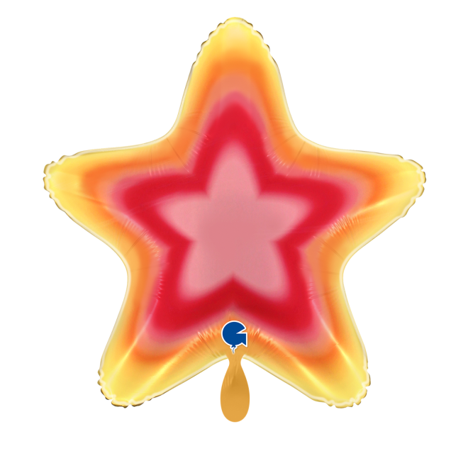 1 Balloon XL - Star Pink Aura