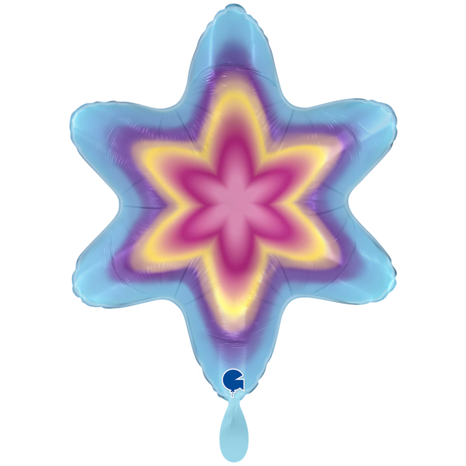 1 Balloon XL - Star Lilac Aura