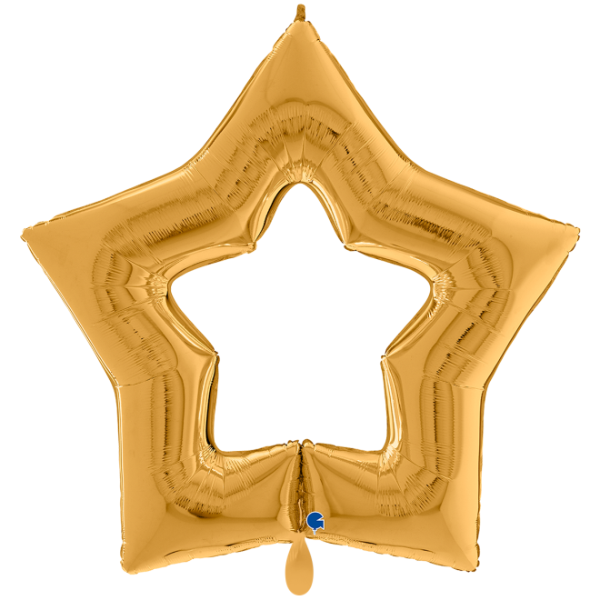 1 Balloon XXL - Linky Star - Gold