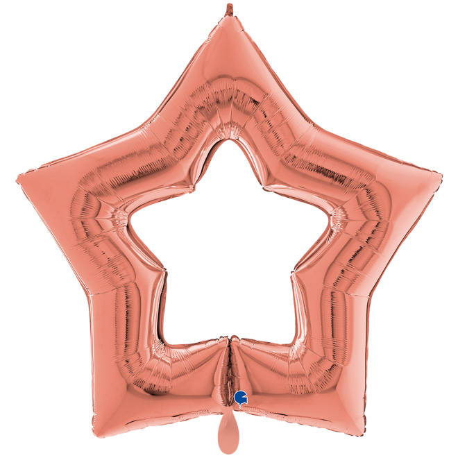 1 Balloon XXL - Linky Star - Rose Gold