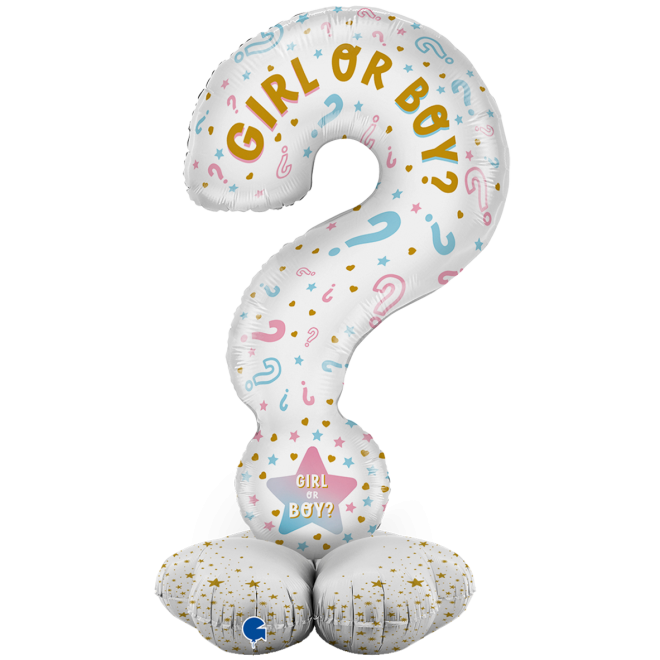 1 Balloon XXL - The Standups - Question Mark Gender Reveal