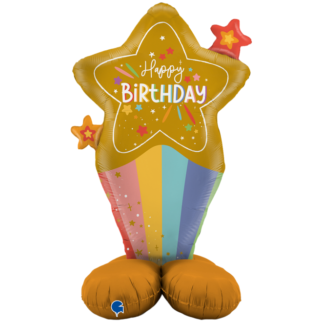 1 Balloon XXL - The Standups - Birthday Stars