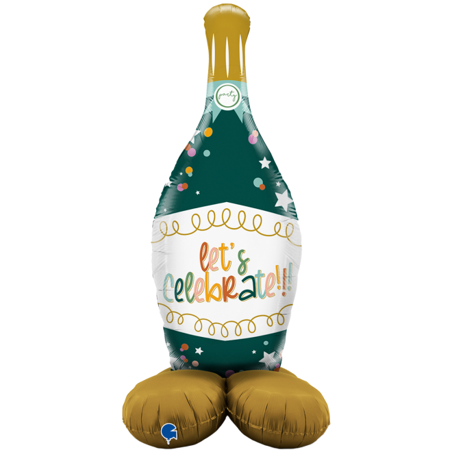1 Balloon XXL - The Standups - Bottle Lets Celebrate