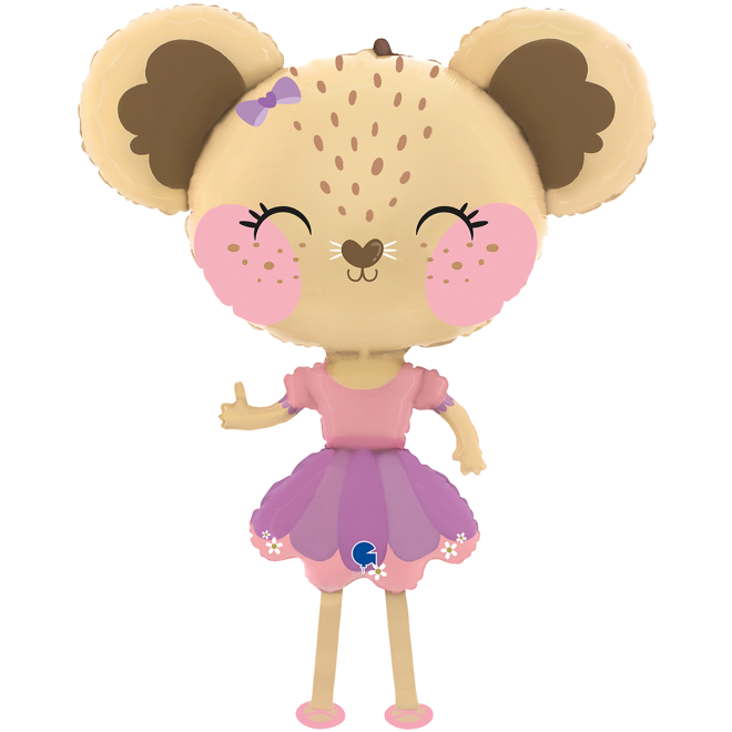 1 Balloon XXL - Pet Walker - Mouse Ballerina
