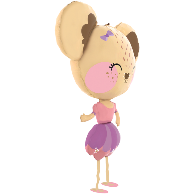 1 Balloon XXL - Pet Walker - Mouse Ballerina