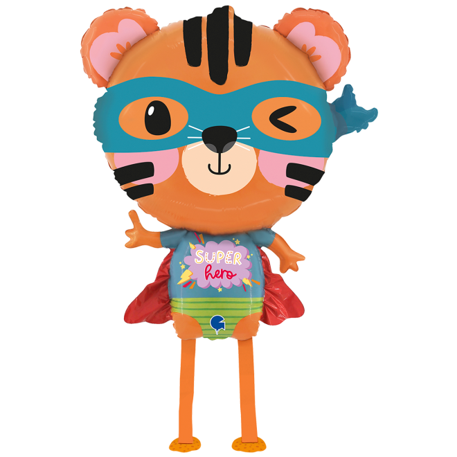 1 Balloon XXL - Pet Walker - Superhero Tiger