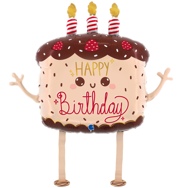 1 Balloon - Pet Walker - Kawaii Cake