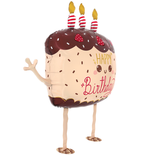 1 Balloon - Pet Walker - Kawaii Cake