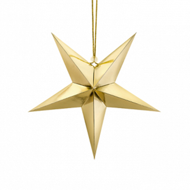 1 Paperstar - 30cm - Gold