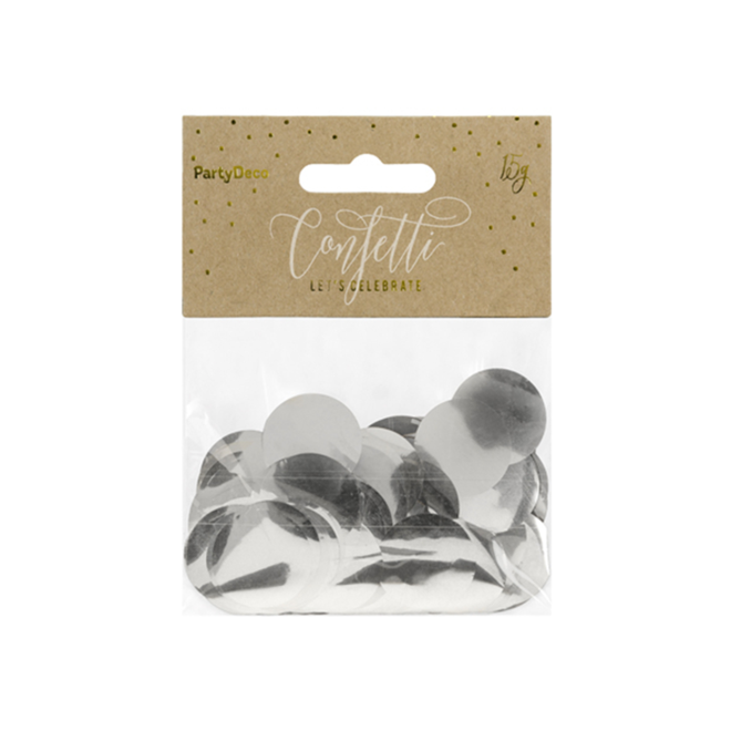 15g Folienkonfetti - Silber