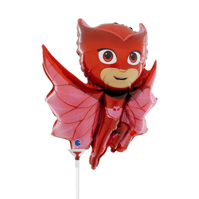 10 Miniballoons Airfilled - PJ Masks - Owlette (Unverpackt)