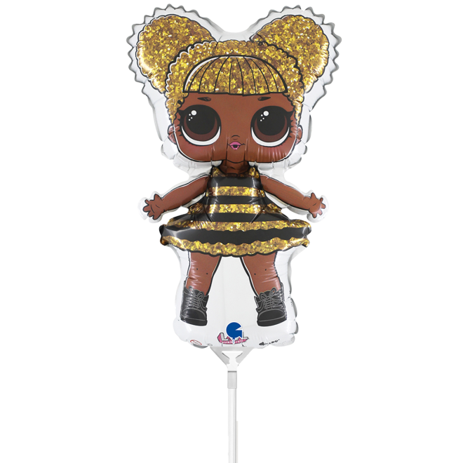 10 Miniballoons Airfilled - LOL Surprise - Queen Bee (Unverpackt)