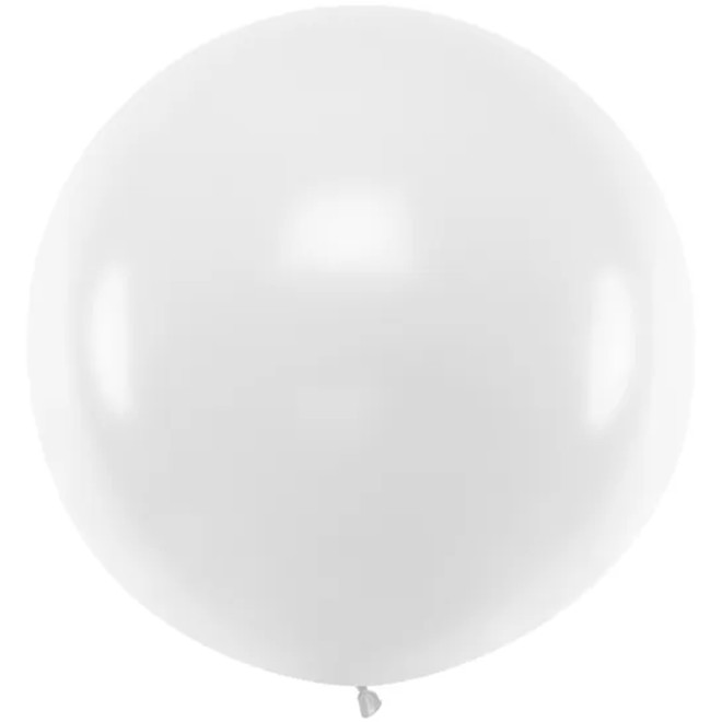 1 Riesenballon - Ø 1m - Weiß