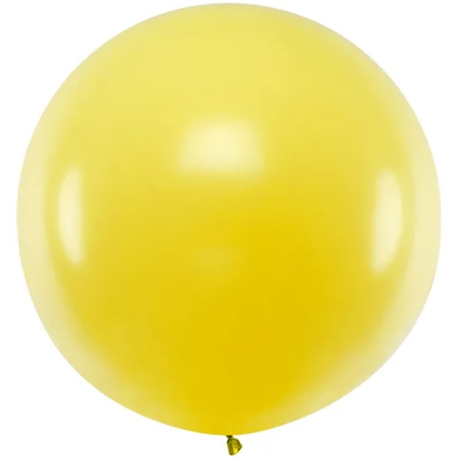 1 Riesenballon - Ø 1m - Gelb
