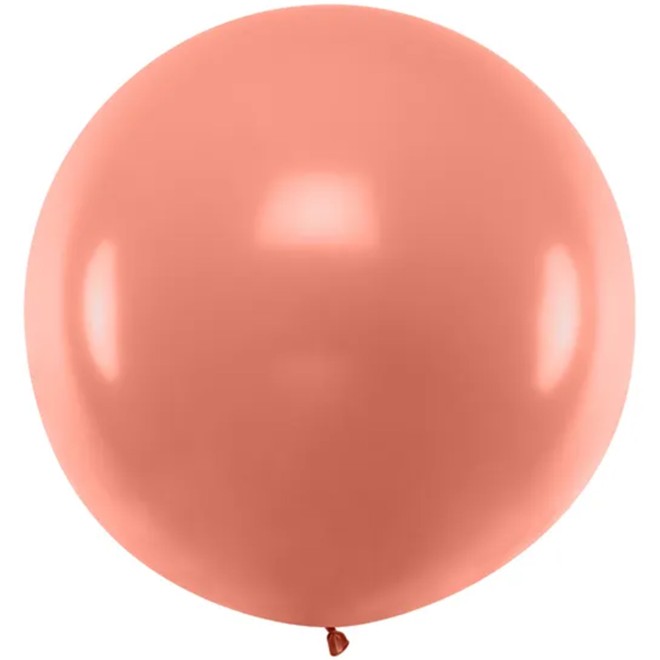 1 Riesenballon - Ø 1m - Metallic - RoseGold