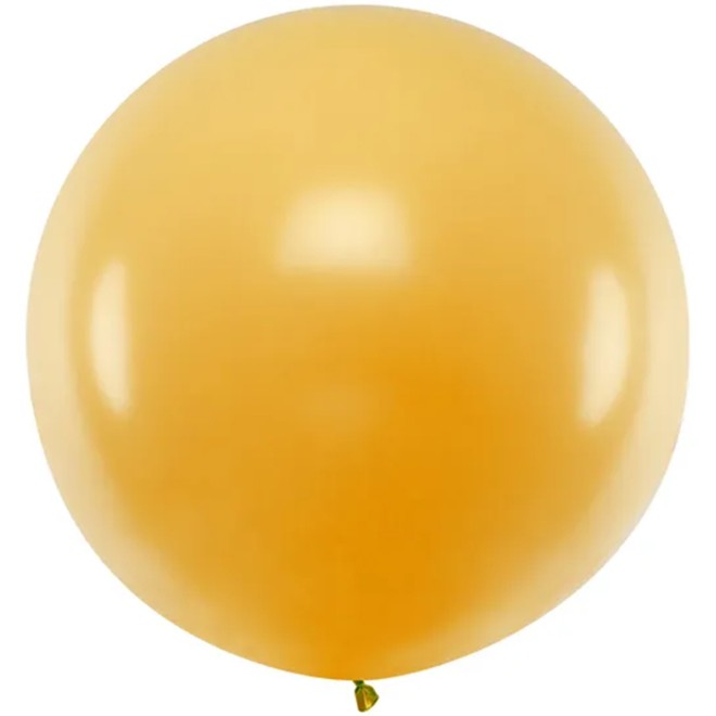 1 Riesenballon - Ø 1m - Metallic - Gold