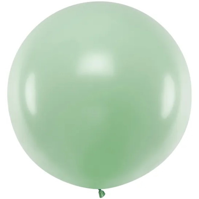 1 Riesenballon - Ø 1m - Pastell - Pistazie