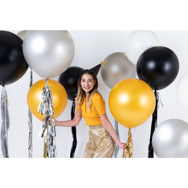 1 Riesenballon - Ø 60cm - Metallic - Gold