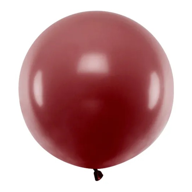 1 Riesenballon - Ø 60cm - Pastell Burgundy