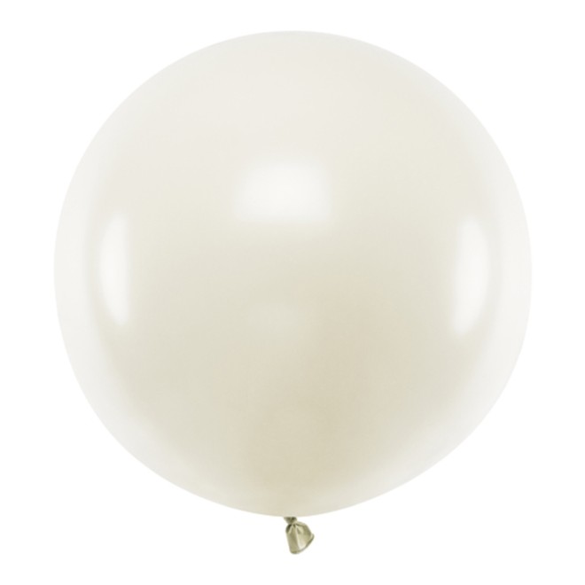 1 Riesenballon - Ø 60cm - Pastell - Light Cream