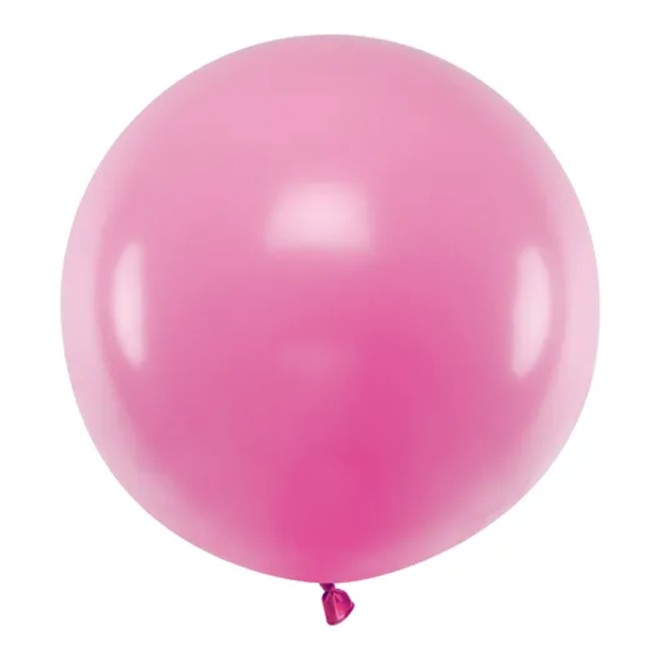 1 Riesenballon - Ø 60cm - Pastell - Pink