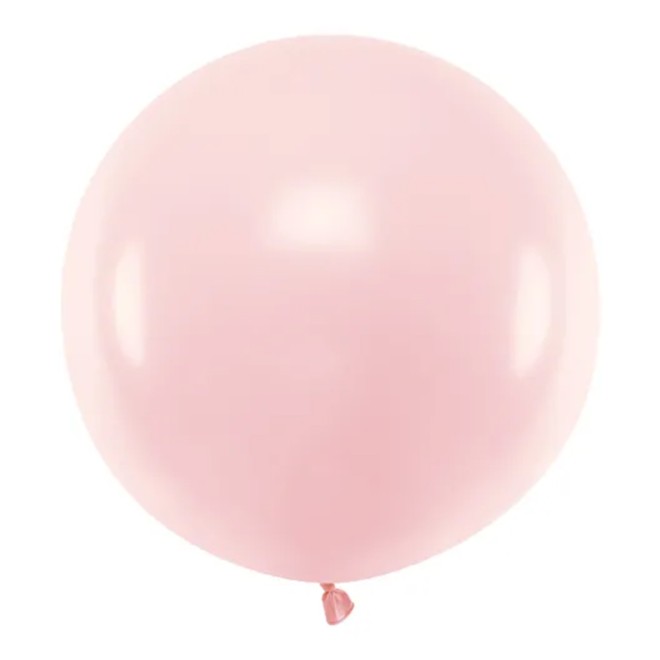 1 Riesenballon - Ø 60cm - Pastell - Rosa